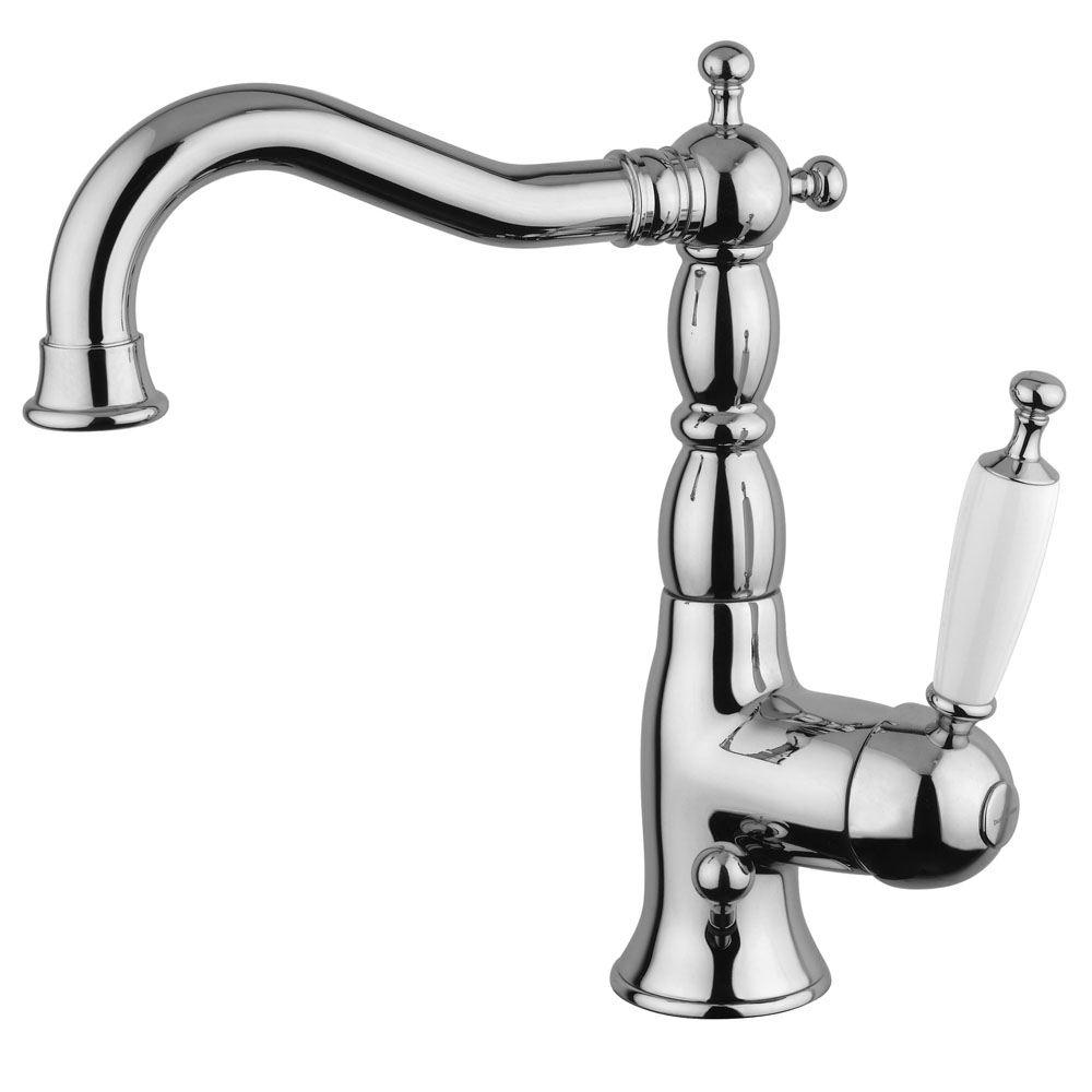 Oxford tvättställsblandare 6313 i krom (bild för) Oxford tvättställsblandare 6313 i krom